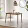 Drea Solid Wood Dining Table - 4 Seater Dining Table - Traditional Rustic Farmhouse Kitchen Style