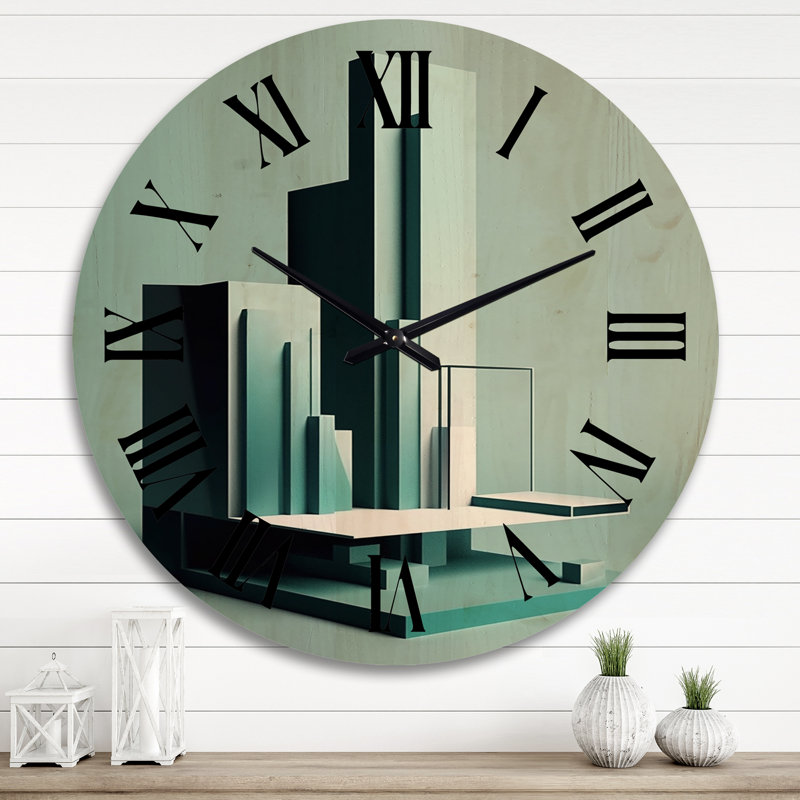 Horloge murale Randalynn, Très grand