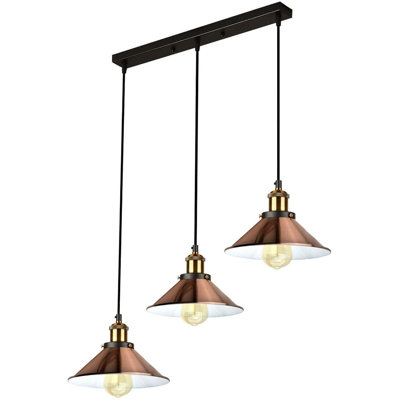 Bouchard 3 - Light Rose Gold Cone Pendant
