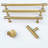 Knurled Appliance Handle in Satin Brass-107085464