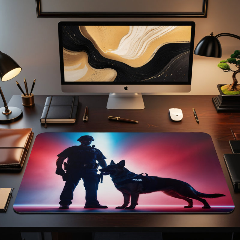 Polyester Desk Pad, 14.4x12.1