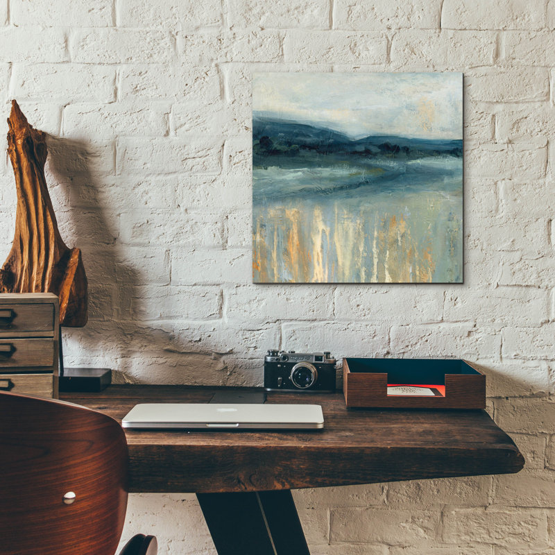 «Long Road Home» par Carol Robinson, H 12 po x l 12 po x P 0,13 po