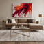 «Gradient Abstract 8», art mural sur toile grise-2025688702