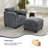34.6" Upholstered Accent Chair With Ottoman-1265253880