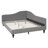 L-Shaped Linen Daybed, With Solid Wood Legs-26076399-26076393