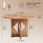 47" Round Dining Table For 4 Farmhouse Kitchen Table-2078069670