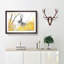 Alert Hare In The Meadow In Abstract - Single Picture Frame Painting-55547628-55547627