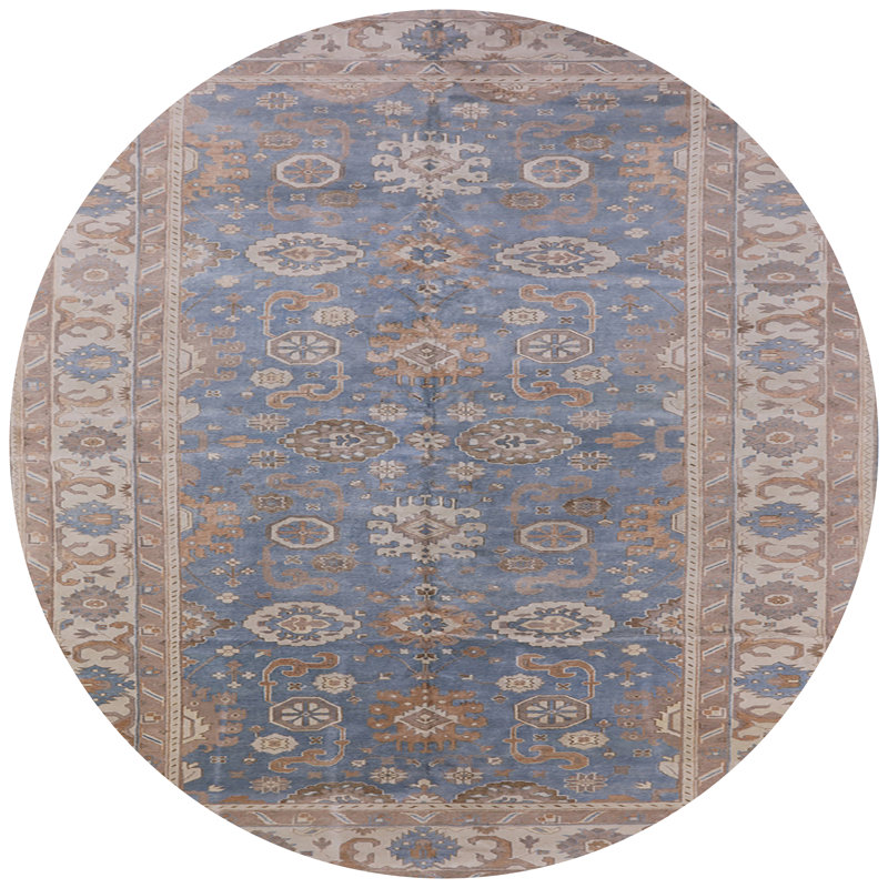 Oriental Indoor Rug, Round 4'