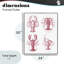 Estampe numérique Timeless Lobsters Species, design par lettres et doublure-839080017-839080021