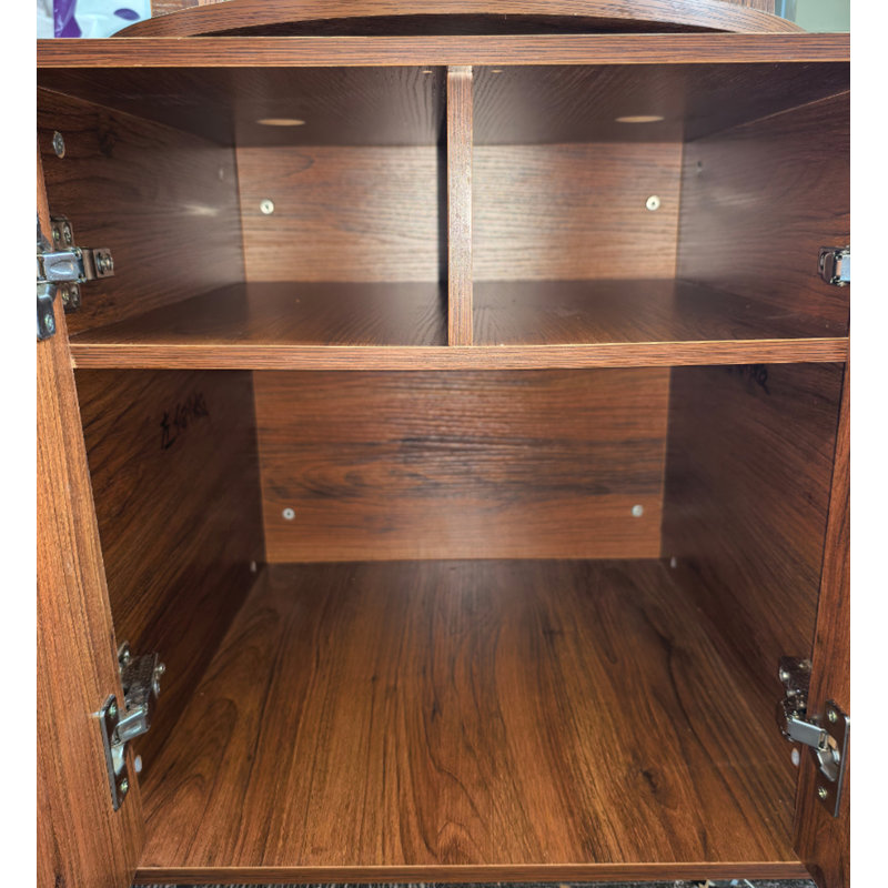 Rotating Bookshelf, 360 Degree Left and Right Rotation Floor Standing Bookcase, Multi-Functional Bookshelf Organizer, with Storage Cabinet