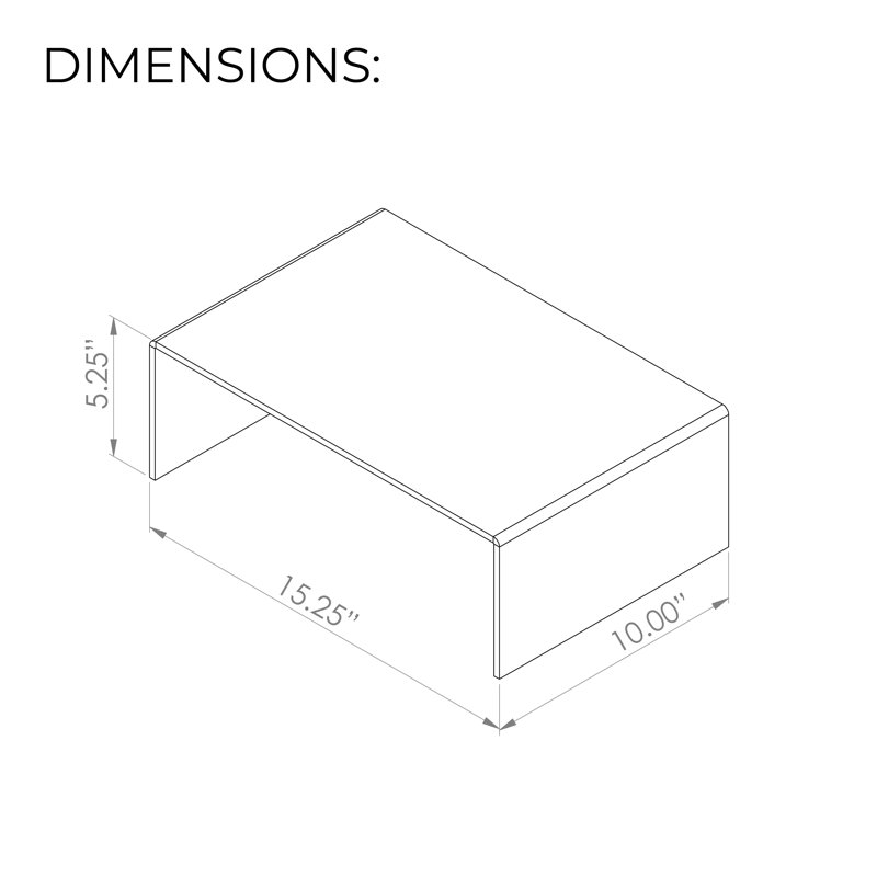 Rambert Plastic Monitor Stand