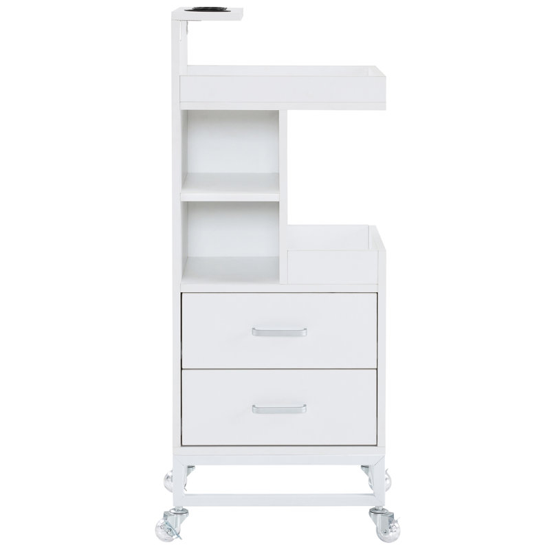Chariot utilitaire roulant, chariot avec roulettes verrouillables et porte-outils Salon Storage