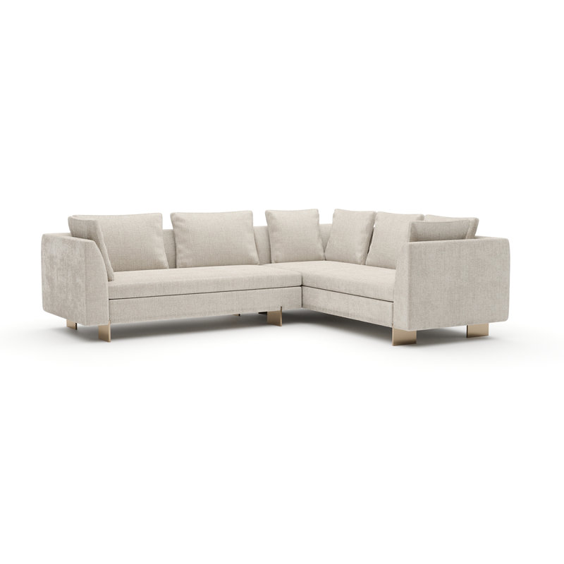 Sectional, 29" H x 158" W x 105" D, Left Hand Facing
