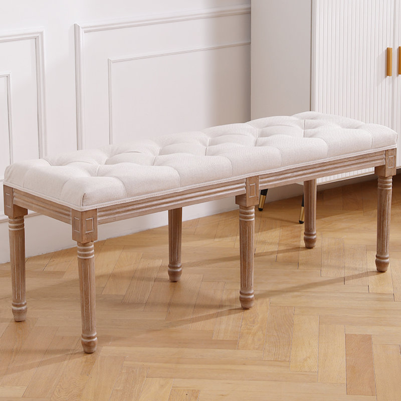 Gajijens Velvet Upholstered Bench