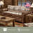 Charlie 90" Cotton Round Arm Sofa