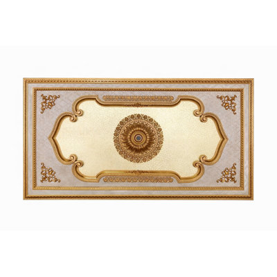 Leaf Chandelier Ceiling Medallion