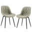 Chaise d'appoint rembourrée en similicuir Chardee-1647928892