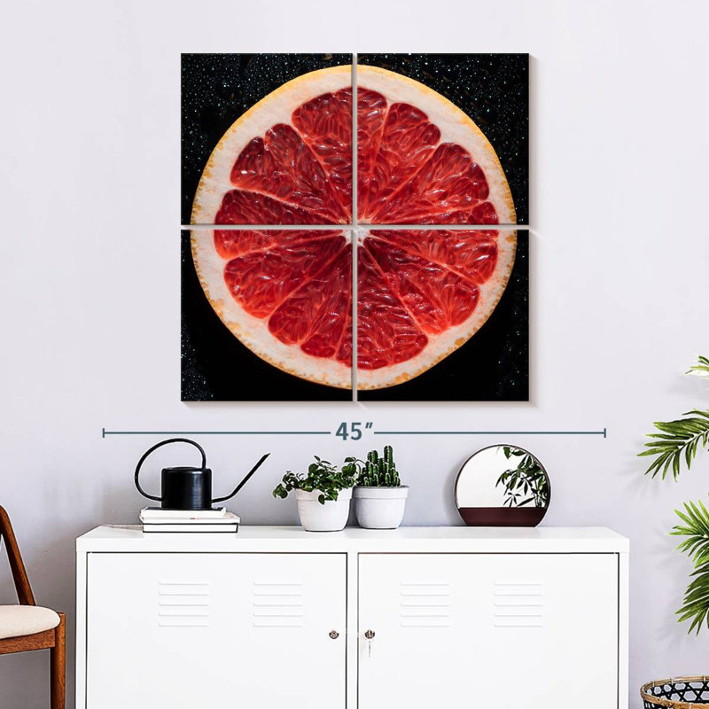 Grapefruit, 32" H x 32" W