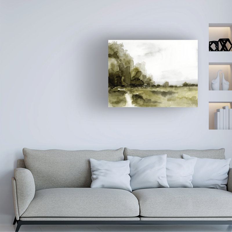 Victoria Barnes, «Simple Watercolor Scape I», art sur toile, H 14 po x l 19 po