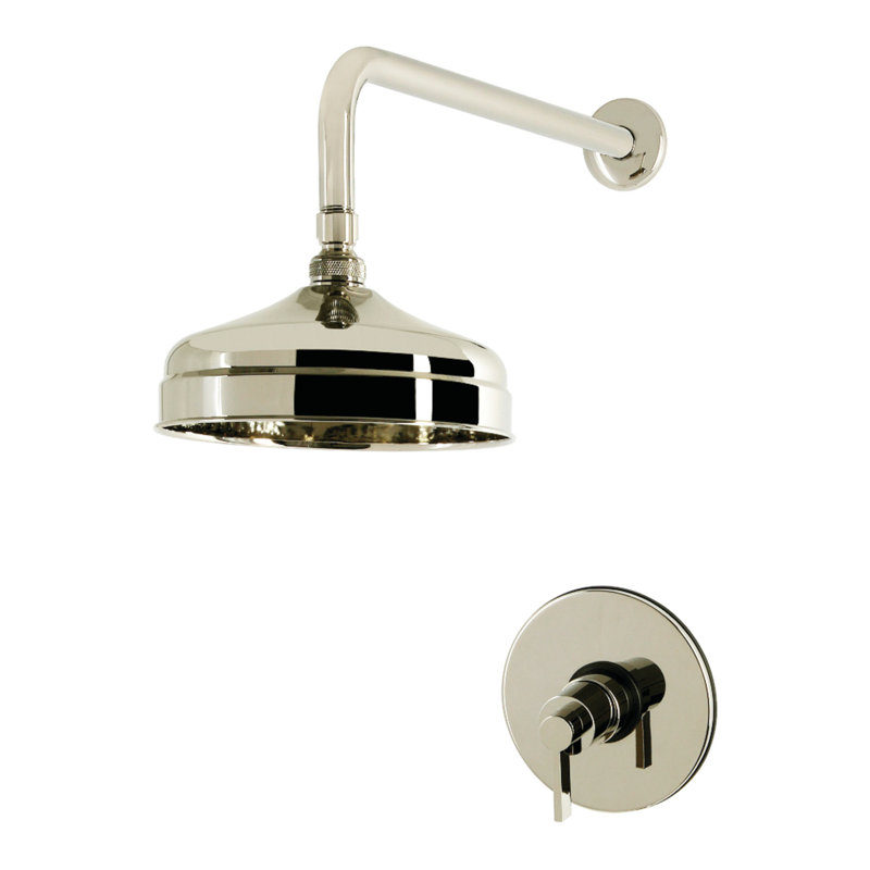 Kingston Brass NuvoFusion Single-Handle Pressure Balanced Shower Faucet, Matte Black