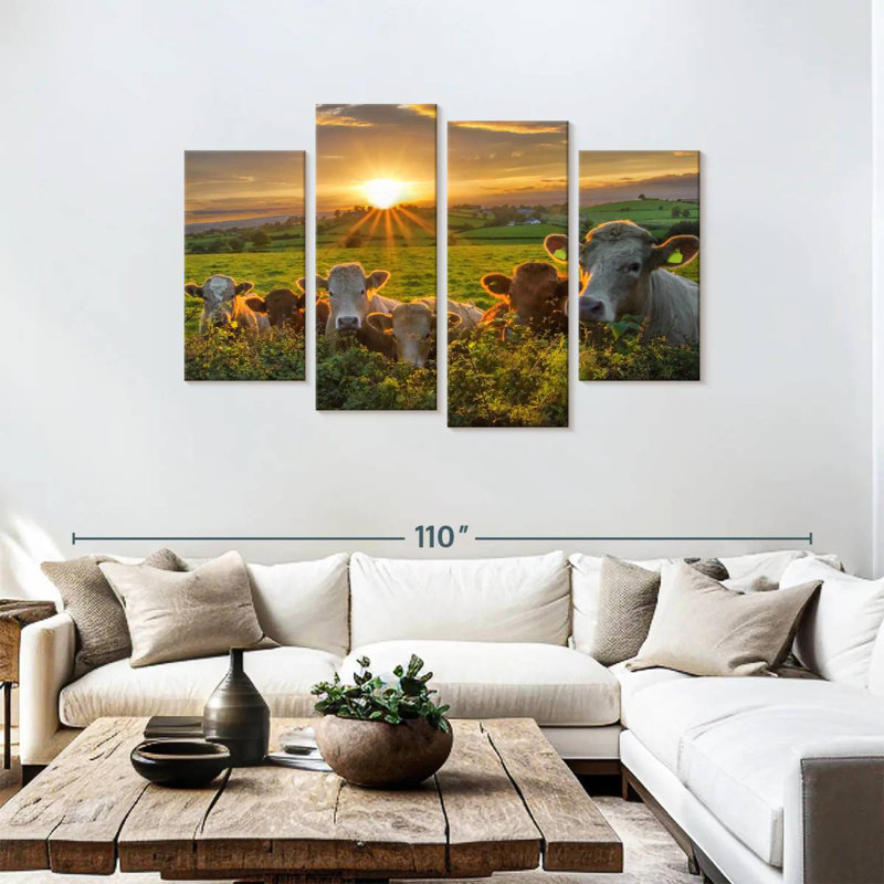 Brampt Sunset Cows