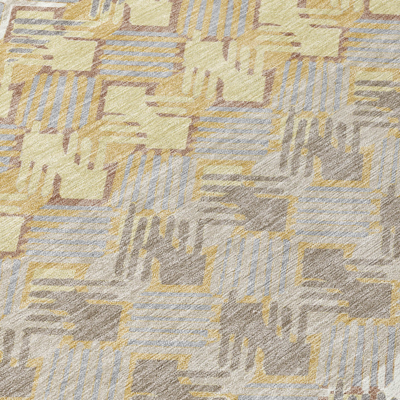 Tapis intérieur / extérieur lavable à la machine Chantille ACN2773, Blé, 3 pi x 5 pi