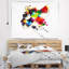 Tapisserie de profil abstrait de femme-28483204