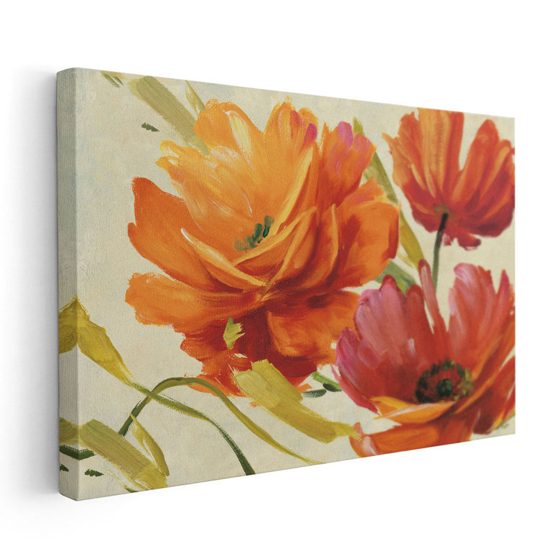Flamboyant III - reproduction d'art sur toile, H 20 po x l 30 po