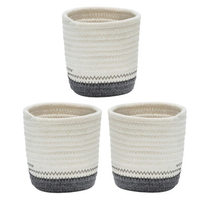 Ensemble de paniers en tissu 3 pièces