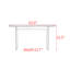 Console en bois massif de style français-506420318