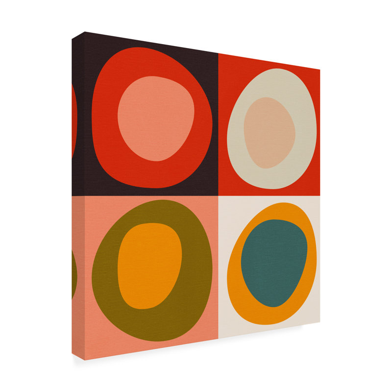 Art moderne sur toile «Bachelor», H 14 po x l 14 po