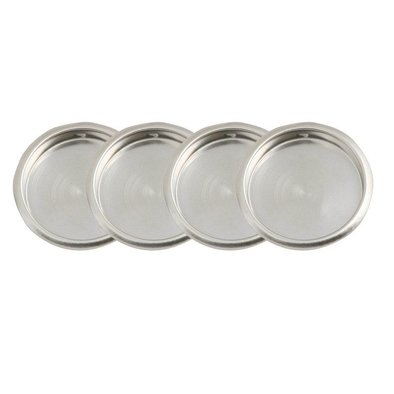 Plaque à tirer Darleene, Nickel satiné