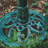 27 Inch Polyresin Outdoor Garden Bird Bath - Green