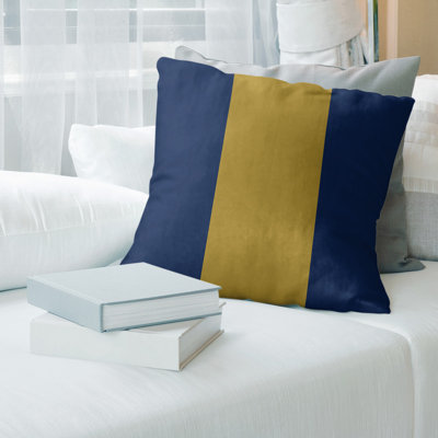 Striped Linen Reversible Pillow Cover