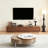 78.74" Modern Solid Wood TV Stand, Minimalist Media Console with Storages, Walnut Wood Grain Entertainment Center, No Assembly Required