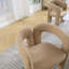 Fauteuil d'appoint rembourré en velours confortable pour le salon, élégant et durable.-1578011855