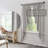 Braynon 100% Cotton Semi Sheer Curtain Pair-1900086303