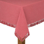 Chesnut Gingham 100% Cotton Tablecloth