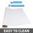 XL Dish Drying Mat, Kitchen Counter Drip Pad - Absorbent, Waterproof, Slip-Resistant, Machine Washable (19" x 24") (White) (USA Made)-1815860780
