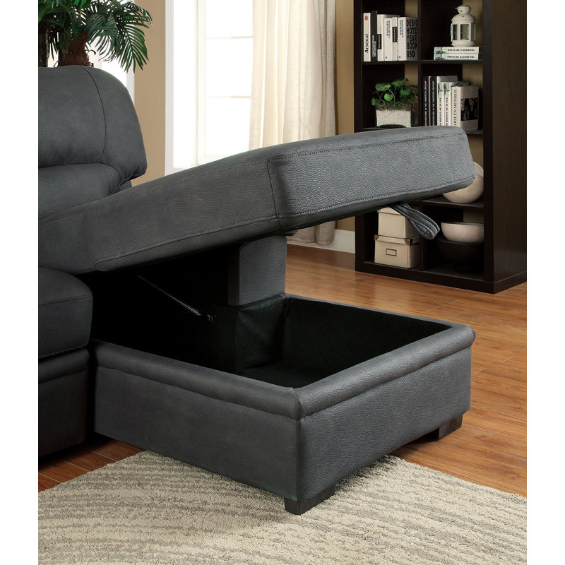 Upholstered L-Shaped Sectional Right Hand Facing