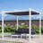 10 Ft. W X 10 Ft. D Aluminium Pergola with Canopy-80772894