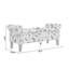 Banc de rangement avec accoudoirs roulés Wallen