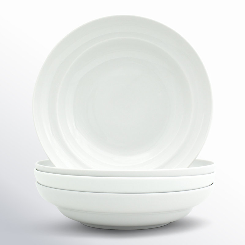 White Essential 9" Pasta Bowl Set