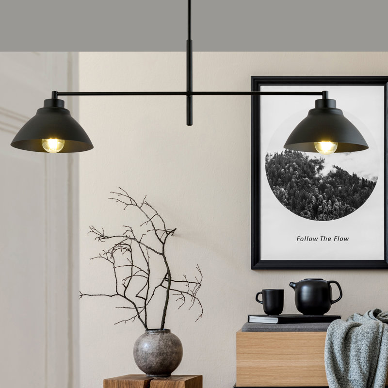 Kiwan 2 - Light Cone Chandelier, Black