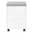 Grey Cement Laminate Contemporary Rolling File Cabinet With Storage Drawers & Printer Stand-544357258
