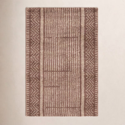 Vanna Hand-Knotted Striped Wool Rug
