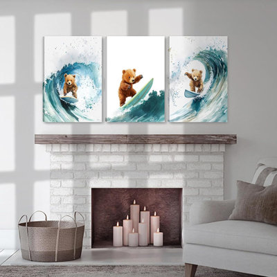 3 Piece Wrapped Canvas Print