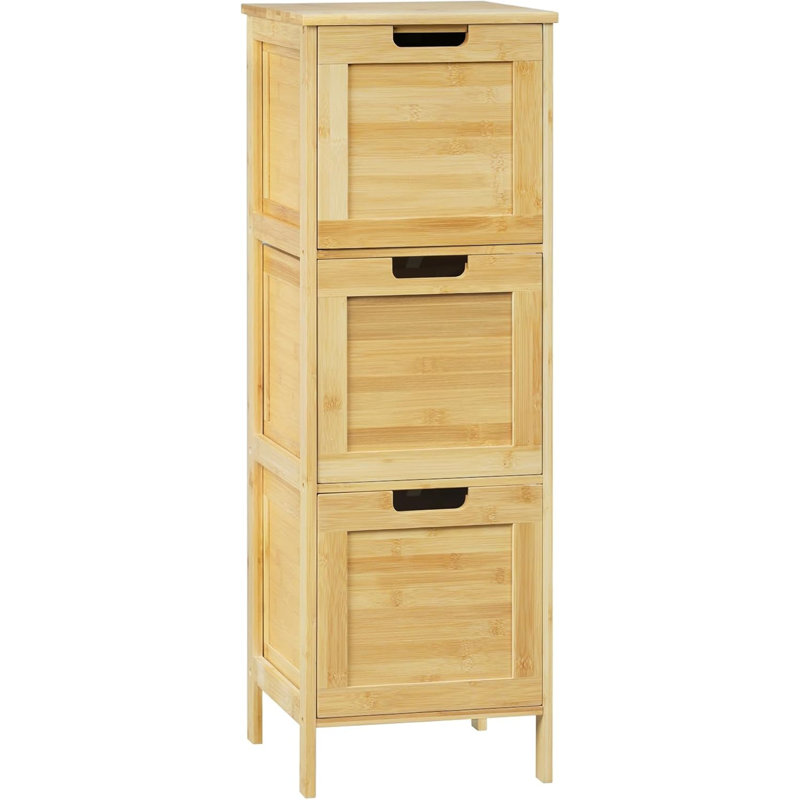 Fakhiri Bamboo Freestanding Linen Cabinet