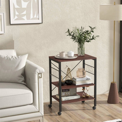 Alayjiah Metal Bar Cart