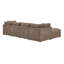 Canapé modulaire de coin avec repose-pieds Annai-1193278227
